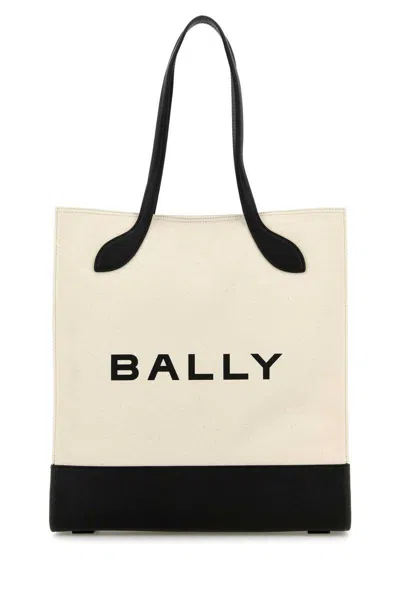 BALLY BALLY BAR KEEP ON FABRIC TOTE BAG