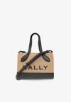Bally Bar Keep On Logo-print Tote In Beige