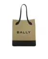 Bally Bar Keep On Logo-print Tote In Green