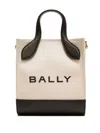 Bally Bar Logo-print Tote Bag In White