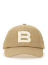 Bally Baseball Hat With Logo In Beige