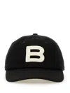 Bally Logo-print Cotton Baseball Cap In Black