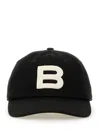 Bally Logo-print Cotton Baseball Cap In Black