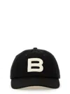 Bally Logo-print Cotton Baseball Cap In Black