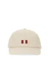 Bally Cotton Baseball Cap With Embroidered Detailing In Neutral