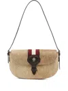 Bally Small Flap Shoulder Bag In Neutral
