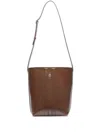 Bally Beckett Bucket Bag In Brown
