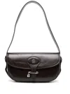 Bally Shoulder Bag Padlock Detail In Brown
