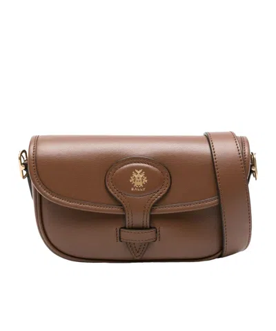 Bally Beckett Cross Body Bag In Brown