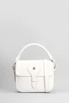 Bally Beckett Flap S Shoulder Bag In White Leather