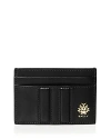 Bally Beckett Leather Cardholder In Black+oro