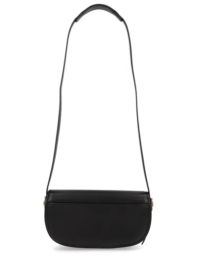 Bally Beckett Minibag In Brushed Leather In Black