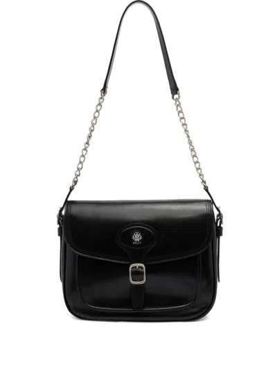Bally Beckett Soft Crossbody Bag In Black Leather