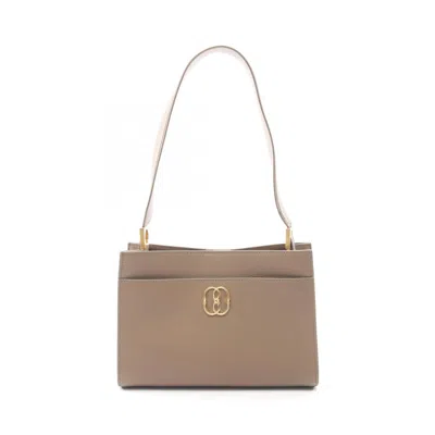 Pre-owned Bally Beige Leather Handbag Shoulder Bag ()