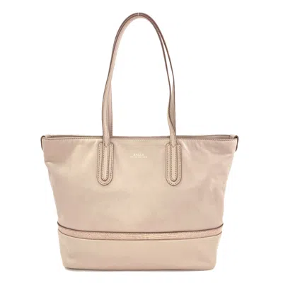 Pre-owned Bally Beige Leather Tote Bag ()