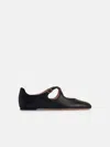Bally 'beliska' Black Leather Ballet Flats In Black