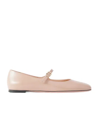 Bally Belkys Leather Mary-jane Ballet Flats In Multi