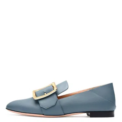 Bally Bell Du Jour Janelle Leather Loafers In Blue