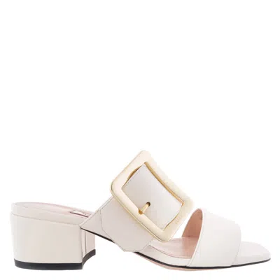 Bally Bell Du Jour Jeny Leather Sandals In White