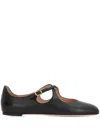 Bally Rina Ballet Flats In Black
