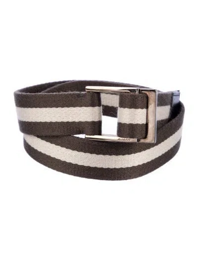 Pre-owned Bally Belt In Gray