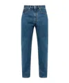 Bally Belt Loop Denim Trousers In Blue