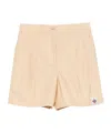 Bally Tailored Shorts Featuring Back Pockets In Nude