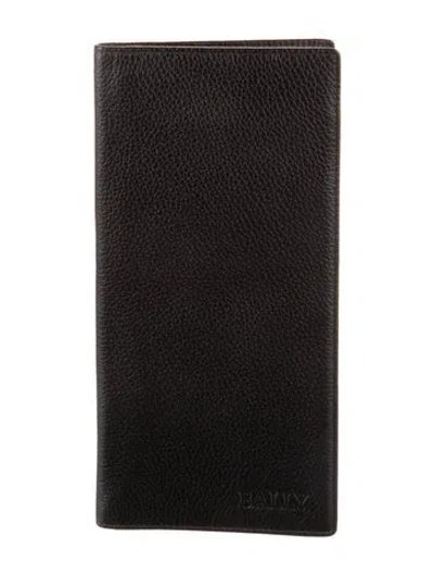 Pre-owned Bally Bennel Leather Bifold Wallet In Brown
