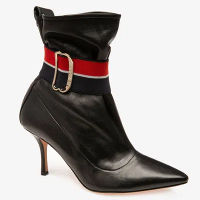Bally Bette Betsy 75 Leather Boots In Multi