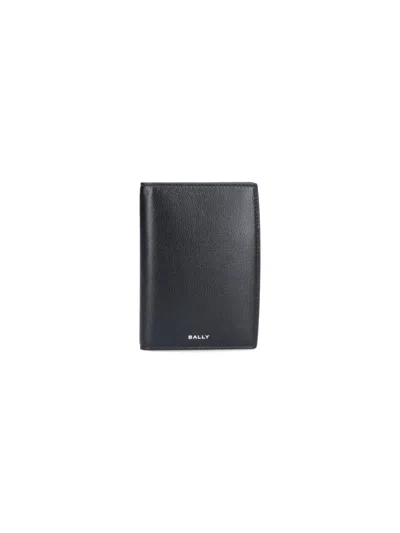 Bally Bi-fold Logo Wallet - Black