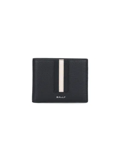 Bally Bi-fold Wallet Tevye In Blackpalladio