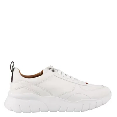 Bally Bienne Biggy Leather Low-top Sneakers In White