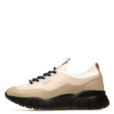 Bally Bienne Bikki Leather Low-top Sneakers In White