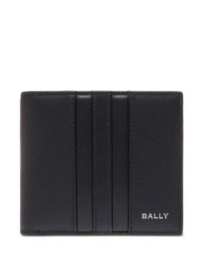 Bally Bifold Leather Wallet In Black