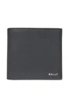 Bally Bifold Logo Wallet In Blau