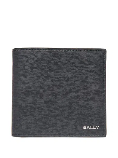 Bally Bifold Logo Wallet In Blau
