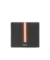 Bally Ribbon Bi-fold Wallet In Black