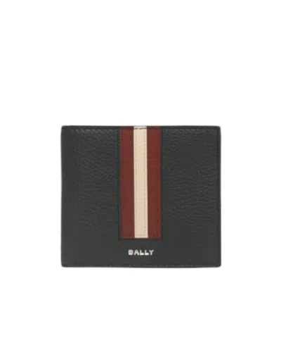 Bally Ribbon Bi-fold Wallet In Grey