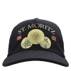 BALLY BALLY BLACK 1851 ST MORITZ PRINT BASEBALL CAP