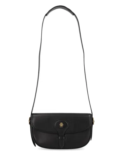 Bally Black Bovine Leather Beckhett Shoulder Bag