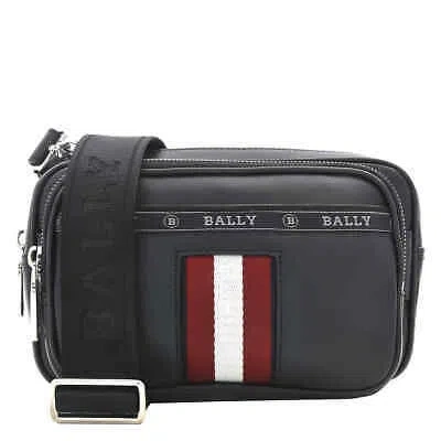 Pre-owned Bally Black Bovine Plain Hadd Crossbody Bag 603160 22352 F010