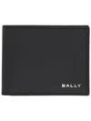 Bally Black Bovine Wallet In Brown