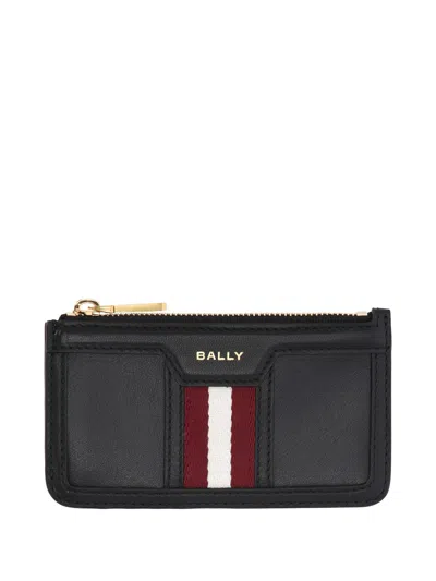 Bally Black Calf Leather Card Holder