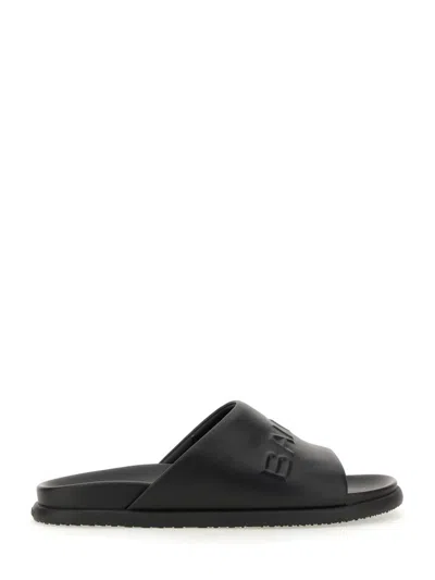 Bally Black Calf Leather Sandals