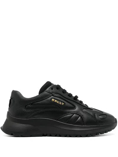Bally Black Calf Sneakers