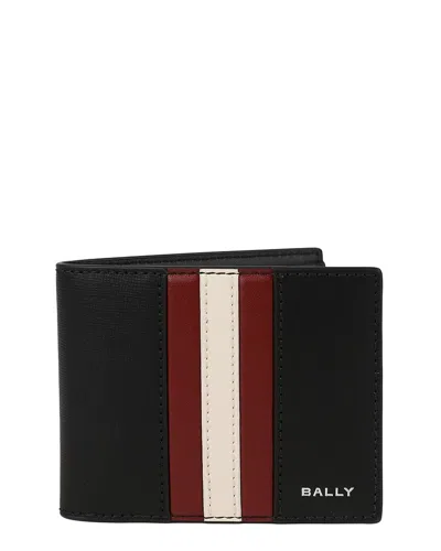 Pre-owned Bally Black Calfskin Misos Bifold Wallet (authentic Pre-loved)