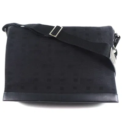 Pre-owned Bally Black Canvas Shoulder Bag ()