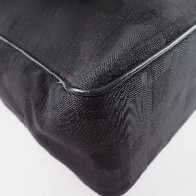 Pre-owned Bally Black Canvas Shoulder Bag ()