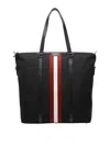 Bally Black Code Tote Bag In Black