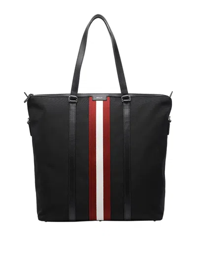 Bally Black Code Tote Bag